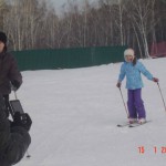 Первый спуск с горы